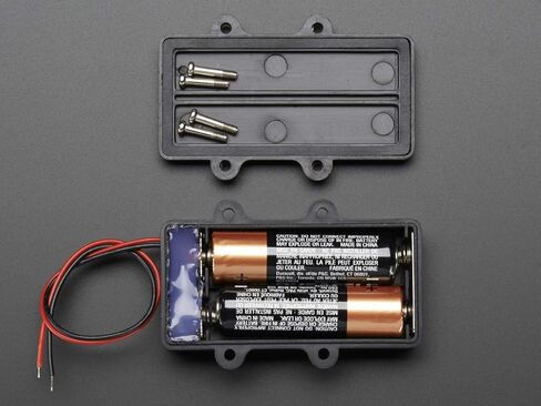 حامل بطارية Adafruit 2xaa مع مفتاح تشغيل/إيقاف [ADA770] in Kuwait