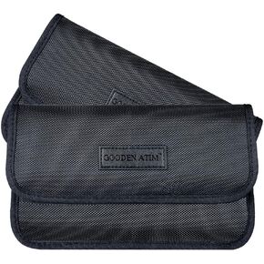 Larger Faraday Pouch[2 Pack&9.4x5.5in Size for All Phones], Faraday Bag Cage, RFID Signal Blocking Bag for Phones Privacy Protection and Car Key FOB, Anti-Tracking (Upgraded)