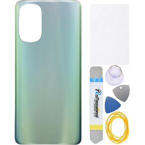 Rear Back Door Cover Replacement for Motorola Moto G Stylus 5G 2022 with Pre-Install Adhesive Green
