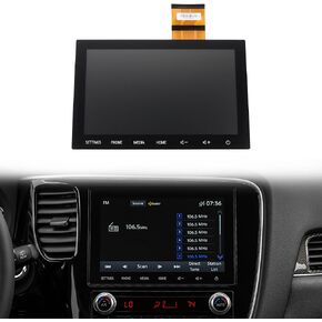 Dasbecan 8" Touch Digitizer LCD Screen Radio Compatible with 2020 2021 2022 Mitsubishi Outlander Replaces 8740A103 8740A098