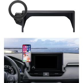 MaserWeller Car Phone Holder for Toyota RAV4 2019-2024 Accessories 8-Inch Screen Fixed Clip, 360° Rotation Phone Mount Compatible with MagSafe, Cell Phone Holder That Does Not Affect Air Vent