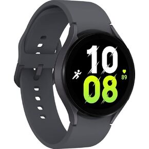 Samsung Galaxy Watch 5 (44mm, WiFi + 4G LTE) 1.4" Super AMOLED Smartwatch GPS Bluetooth w/ Advanced Sleep Coaching, Bioactive Sensor, Water Resistant R915U (Generic Charger, Graphite) (Renewed)