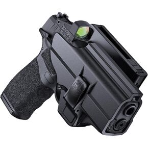 OWB Springfield Hellcat Micro Holster（Not Fit Hellcat Pro）,9mm Springfield Hellcat Holster with Optic,Hellcat OSP/RDP Holster, Right Hand,Adjustable Level Ⅱ Retention Belt Holsters