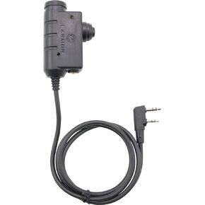 Motorola 2 Pin Version PTT Military Standard 7.0 Plug for Radio Adapter