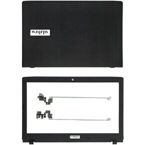 New Replacement Laptop LCD Cover Back Rear Top Lid Hinges Front Bezel for Acer Aspire E5-523 E5-553 E5-575 E5-576 E5-576G TMP259 TX50 N16Q2 60.GDZN7.001 60.GXNN7.001 EAZAA001030 FBZAA014010