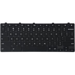 Replacement Laptop US Layout Keyboard with Frame Assembly for Dell Chromebook 11 3100 2-in-1 5190 2-in-1 H06WJ 0H06WJ 3110 2in1 RFXCF 0RFXCF (Lock Key)