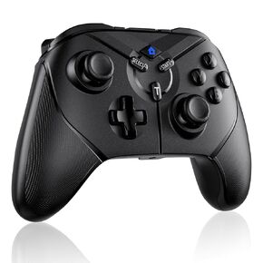 Dinosoo Wireless Switch Pro Controller, PC Controller for Switch/Switch Lite/Switch OLED/PC Steam Games/Android with Hall Effect Joysticks, Dual Vibration, Gyro Axis, Back Buttons, Turbo