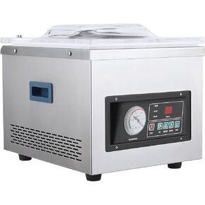 Chamber Vacuum Sealer Machine,180w-320w，Dz-260A 6.5 M³/H Pump Rate,Microcomputer Controlled,Household and Commercial Vacuum Sealing Machines with Stainless Steel Structure