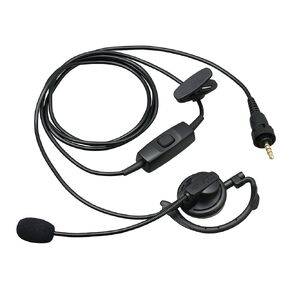 C-Ring Ear Hanger,Cord 3 ft.,Black