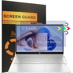 واقي شاشة الضوء الأزرق المكون من 2 حزمة ل 17.3 "HP LAPTOP/HP ENVY 17/HP PAVILION 17/HP OMEN 17 ، HP 17T 17Z 17-BY 17-CA 17-CN 17-CP 17T-CH 17T-CR 17-an مرشح شاشة حماية العين 17-CB 17-CK in Kuwait