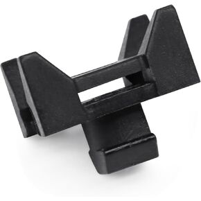 10 Pieces Plastic Cable Zip Tie Mounting Block, Cable Base Fixture, Wire Clips, Management Fastener for 45 Series Aluminum T-Slot Extruded Profiles