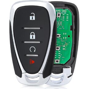 Yewong Key Fob Keyless Entry Remote Control Car Key Replacement for Chevy Chevrolet Bolt EUV EV 2022 2023 FCC ID: HYQ4ES PN: 13535665 433MHZ ID46 Chip 4 Buttons