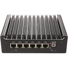 6 Port I226 2.5G Firewall Appliance Micro Appliance ، Gall Firely Mini Mini PC Alder Lake-N N100 ، HDMI ، DP ، Type-C ، 4xUSB ، AES-NI VPN ROUTER Support PFSense OpenWRT ، WIFI SLOT ، 8GB DDR4 128GB NVME