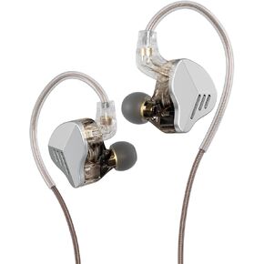 in Ear Monitor Headphones, Wired Earbuds with 1BA+1DD Hybrid Drivers, HiFi Bass Noise Isolation IEM Earphones for Musicians, Singers & Gamers, Gaming Earbuds Wired Without Mic