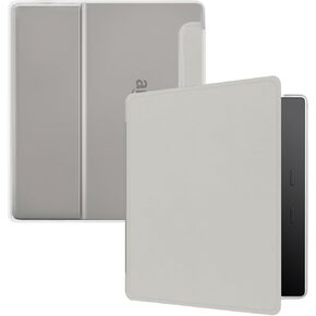 Case for 7" Kindle Oasis (3th Generation-2017 Release), Ultra Clear Soft Flexible Transparent TPU Back Cover with Auto Sleep/Wake for Kindle Oasis (Model NO. S8IN4O), Light Gray