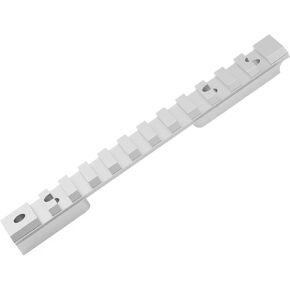 Picatinny Rail for HOWA Mini Action 6061-T6 0 MOA/20 MOA in Black/Silver by Derraco Engineering