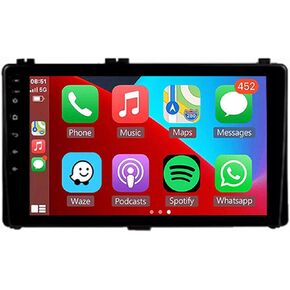 Android 13 for Toyota Corolla Radio 2017 2018 2019 Car Stereo Built-in Bluetooth Head Unit DSP Wireless Carplay Android Auto Free Backip Camera 9" IPS Touchscreen GPS Navigation (4GB RAM+64GB ROM)
