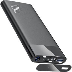 LIZVIE Power Bank Camera Galaxy S10 Plus USB-C Power Bank, 10000mAh Portable Charger, Compatible with Galaxy S10/S10e/S7/S7 Edge/S6/S6 Edge+