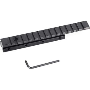 14 Slots Rail Mount Rail Mount Tactical Picatinny Rail Dovetail to Picatinny Adapter for 11mm to 20mm Converter Rail Mount, Lightweight Rail Mount for 1913 Rails
