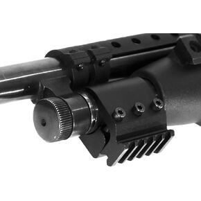 Trinity picatinny rail Mount adapter compatible with Stevens 320 12 gauge pump sporting optics Mount aluminum black hunting accessory tactical home defense upgrade single rail.