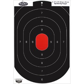 Dirty Bird® 12" x 18" Oval Silhouette Target - 100 Sheet Pack