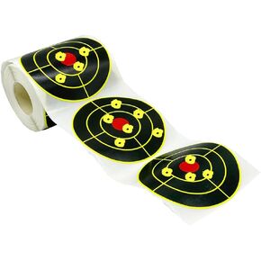 4 Inch x 200 Pcs Splatter Target Self-Adhesive Shooting Target Stickers Sight-in Shooting Target (5310-4-200)
