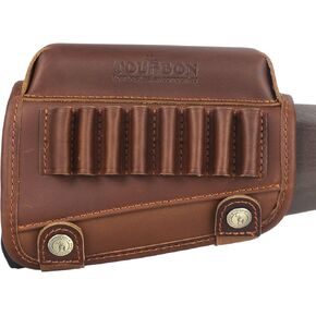 TOURBON Hunting Shooting Buttstock Ammo Cartridge Holder Rifle Cheek Rest Riser Pad
