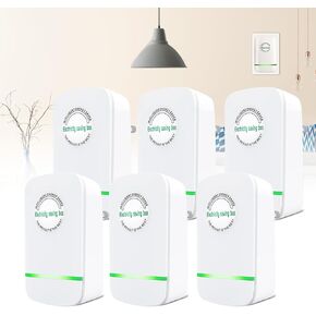 6 Pack Stop Watt Energy Saving Device,Energy Power Saver Electricity,Professional Power Saving,Watt Saver Power Pro,Device Electricity Saving Box US Plug 90V-250V 30KW