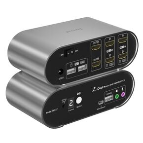 HDMI KVM Switch for 2 Computers 2 HDMI Monitors