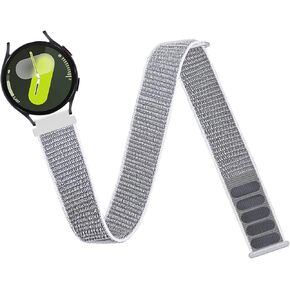 20mm Sport Ankle/Arm Band Compatibel with Samsung Galaxy Watch 7/6/5/4/FE Band 44mm 40mm/Watch 5 Pro/Galaxy Watch 6 Classic Band 47mm 43mm/Watch 4 Classic Band,Elastic Nylon Arm Bands for Women Men
