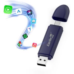 CarlinKit Mini SE Pro 2-in-1 Wireless Adapter for CarPlay/Android Auto Dongle, Convert Wired to Wireless - Stability Automatic Connection, Easy Setup & Compatibility Cars from 2016
