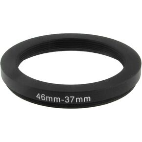 uxcell Metal Step-Down Ring, 46 mm - 37 mm Camera Lens Filter Adapter Ring for Camera Lenses, 1pc 46 mm to 37 mm Camera Accessory, Black