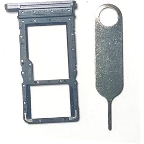 Micro SD Holder Nano SIM Card Tray Replacement for Samsung Galaxy Tab A7 10.4 2020 SM-T500 (Grey)