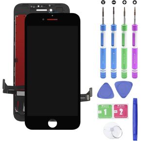 Replacement for iPhone SE3 2022 Year (Model A2783 A2595 A2785 A2782 A2784) Black LCD Display Digitizer Panel (Repair) LED Screen Assembly with Repair Tools