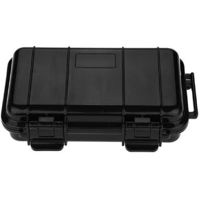 Protective Waterproof Case, Outdoor Shockproof Storage Case with Sponge for Loading Smartphone Hard Drive and Other Small Electronic Devices (A)