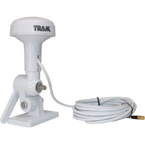 Tram 1657-HC Marine Satellite Radio Ratchet-Mount Antenna with RG58 Cable, White
