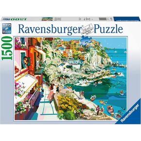Ravensburger Romance in Cinque Terre 1500 Piece Jigsaw Puzzle for Adults - 16953 - Every Piece is Unique, Softclick Technology Means Pieces Fit Together Perfectly