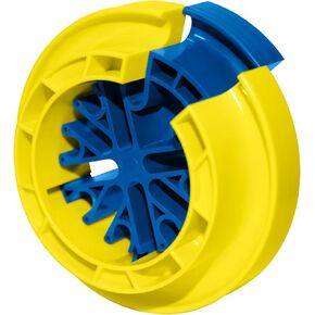 Wire Comb Cable Management Network Cable Tool Anti Entanglement Tool Installing Cables Connected to The Network Easier Cables or Wires with a Diameter Up to 1/4" (Outer Ring Yellow)