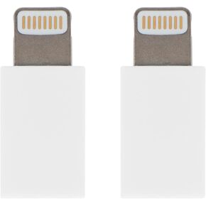 VisionTek Micro USB to Lightning Adapter – 2 Pack – MFi Certified Adapter for iPhone, Ipad, iPod and AirPods. Compatible with iPhone 12/12 Pro/12 Pro Max/XS/XS Max and Airpods/AirPods Pro
