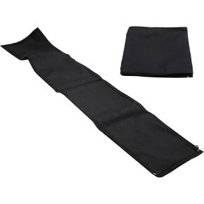 47.24" Trolling Motor Cable Sleeve Organizer Sleeve Trolling Motor Wire Cover Wire Manager Cord Protector with Zipper for Cover Wire and Extension Cords (60mm)
