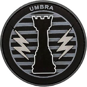 Patch Force Call Duty Shadow Company Umbra Morale 3D PVC Rubber Patch - 3 x 3 Inch Hook Fastener P2098