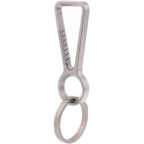 Titanium Keychain with Key Ring Key Holder Quick Release Keychain Mini Comapct Size EDC Tool