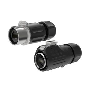 Cat7 RJ45 Waterproof Connector IP68 RJ45 Industrial Connector RJ45 Aviation Plugs Sockets Cat7 10Gbps Signal Connector for Home, Industrial Connection/LED/Stage/Lighting/Network