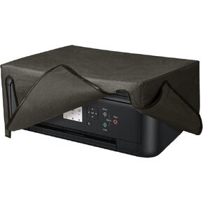 kwmobile Dust Cover Compatible with Canon Pixma TS5150 - Printer Case - Fabric Protector Cover - Dark Grey