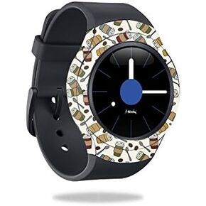 MightySkins Skin Compatible with Samsung Gear S2 3G Cover Skins Sticker Watch Coffee