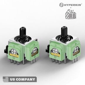 PS5 Hall Effect Joystick Replacement (2-Pack) – No Drift Thumbstick Sensor Module for Sony PlayStation 5 DualSense Controller, Repair Parts for P5 Controllers Hyperkin