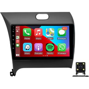Car Stereo Fit for Kia Picanto Morning 2016 2017 2018 2019 2016-2019 [2+32G] Wireless Carplay Android Auto Android 13 9inch Touchscreen Car Radio Receiver FM WiFi GPS SWC Bluetooth AHD Camera