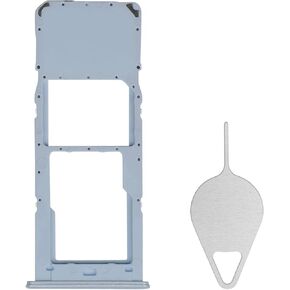 Sim Card Tray Replacement for Samsung Galaxy A23 5G (Single SIM Version) - Blue Card Tray Slot Holder Bracket Adapter with Needle Ejector for A23 5G SM-A236U A236U1