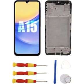 for Galaxy Screen Replacement 6.5 inch, LAISANIM Organic LED Digitizer Display Assembly with Frame and Repair Tools