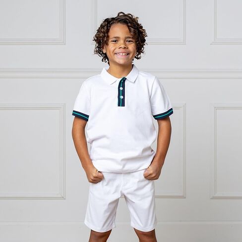Hope & Henry Boys' Short Sleeve Polo Shirt in Kuwait